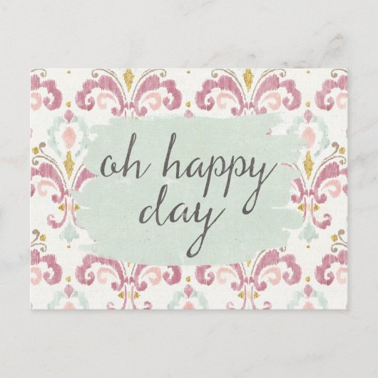 Soft Deco VI | Fijne dag Briefkaart (Voorkant)