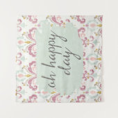 Soft Deco VI | Gelukkig Dag Wandkleed (Voorkant)