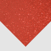 Soft Deep Red Glitter Print Tissuepapier (Detail)