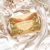 Soft Desert Wildflowers Diapper Raffle  Informatiekaartje