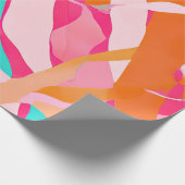 Soft Dreams: Abstracte pastelpatronen Cadeaupapier (Hoek)