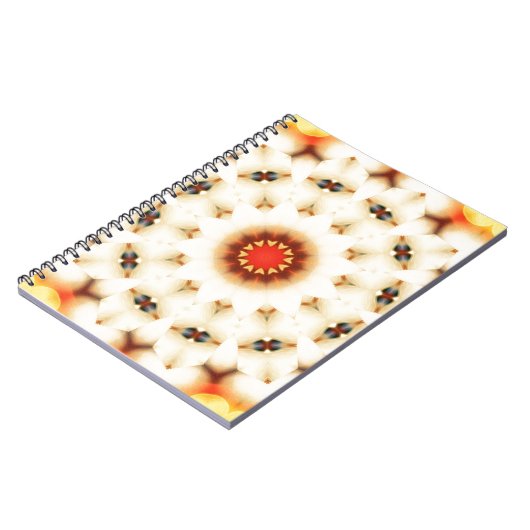 Soft Dreamweaver Cream Floral Pattern Notitieboek (Linkerzijde)