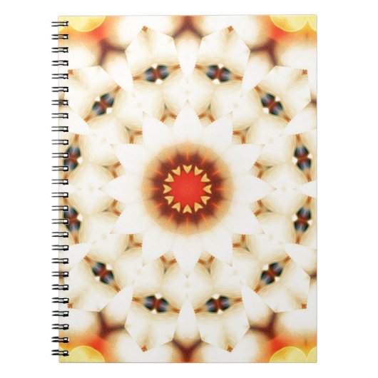 Soft Dreamweaver Cream Floral Pattern Notitieboek (Voorkant)