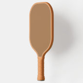 Soft Dusty Roos Roze Achtergrond – Huwelijk Pickleball Paddle (Links)
