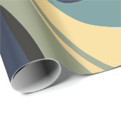 Soft Earthy Swirls in Calm Tones Cadeaupapier (Rol Hoek)