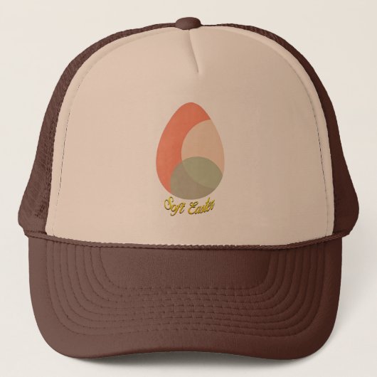Soft Easter – Pastel Egg Illustration - boné Trucker Pet (Voorkant)