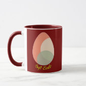 Soft Easter – Pastel Egg Illustration - caneca Mok (Links)