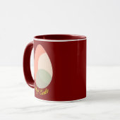 Soft Easter – Pastel Egg Illustration - caneca Mok (Voorkant links)