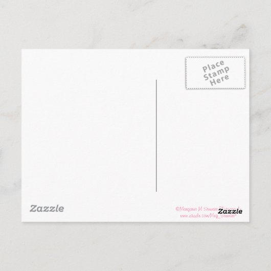 Soft Edged Pink Peonies Moederdag Briefkaart (Achterkant)