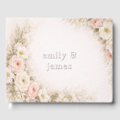 Soft Editorial Botanical Wedding Gastenboek (Voorkant)