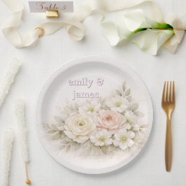 Soft Editorial Botanical Wedding Papieren Bordje