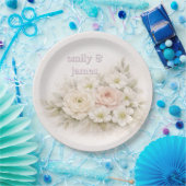 Soft Editorial Botanical Wedding Papieren Bordje (Feest)