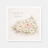 Soft Editorial Botanical Wedding Servet (Voorkant)