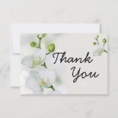 Soft Elegant Orchid Bedankkaart (Voorkant)