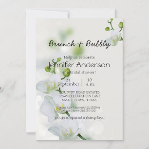 Soft Elegant Orchid Bridal Brunch