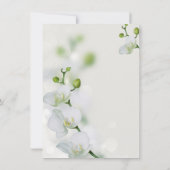 Soft Elegant Orchid Engagement Party - Uitnodiging (Achterkant)