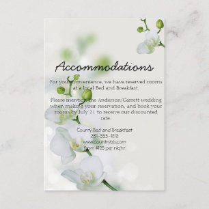 Soft Elegant Orchid Informatiekaartje