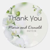 Soft Elegant Orchid Ronde Sticker (Voorkant)