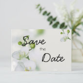 Soft Elegant Orchid Save The Date (Staand voorkant)