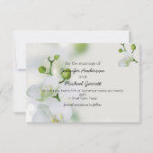 Soft Elegant Orchid Save The Date (Achterkant)