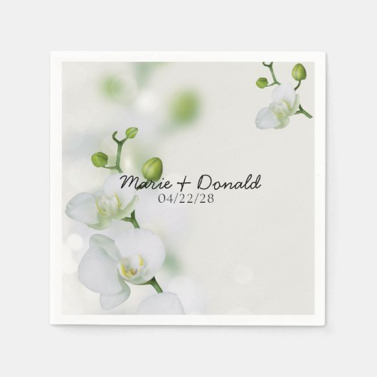 Soft Elegant Orchid Servet (Voorkant)