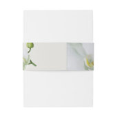 Soft Elegant Orchid Uitnodigingen Wikkel (Achterkant Voorbeeld)