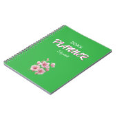 Soft Elegant Pink Floral Personalized Notitieboek (Linkerzijde)