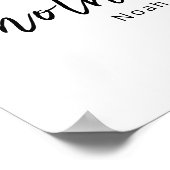 Soft Elephant Mom Baby First Mothers Day Calm Art Poster (Hoek)