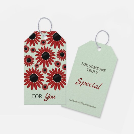 Soft Empress Florals Velvet Cadeaulabel