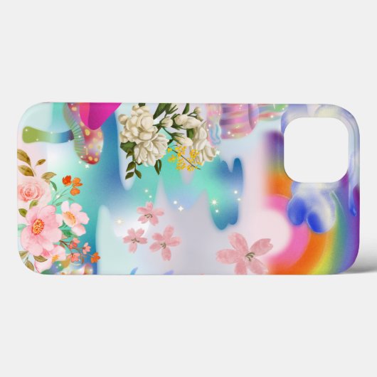 Soft Esthetische iPhone 13 Hoesje – Magic Realm (Achterkant (horizontaal))