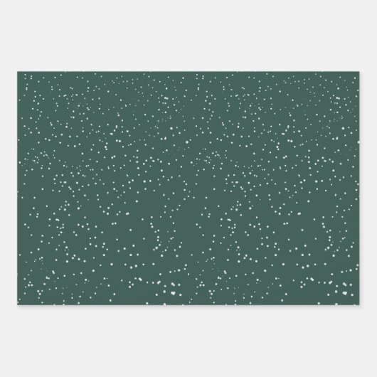 Soft evergreen gingham monogram inpakpapier vel (Voorkant 2)