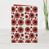 Soft Express Florals Velvet Birthday Kaart (Achterkant)