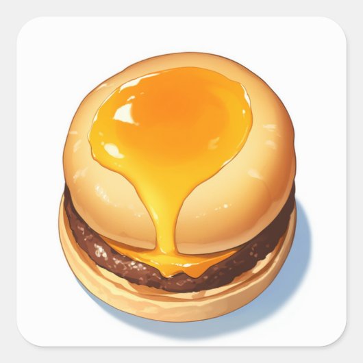 Soft Fantasy Art Vierkante Sticker (Voorkant)