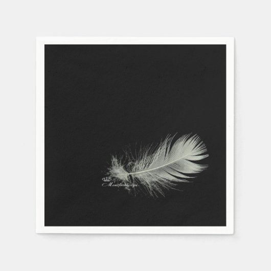 Soft Feather Elegance Servet (Voorkant)