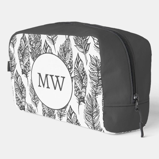 Soft Feathers Doodle 2 Toilettasje (Rechterhoek)