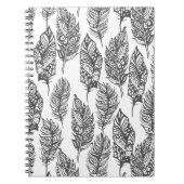 Soft Feathers Doodle Notitieboek (Voorkant)