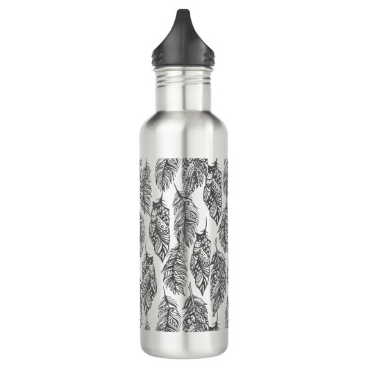 Soft Feathers Doodle Waterfles (Links)