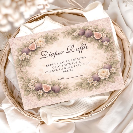 Soft Fig Garden Storybook Diapper Raffle Informatiekaartje