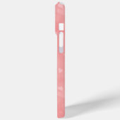Soft Floating Pink Hearts Custom Case-Mate iPhone Case (Achterkant / Links)