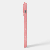 Soft Floating Pink Hearts Custom iPhone Hoesje (Linkerkant)