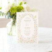 Soft Floral Arch bruiloft uitnodiging