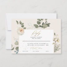 Soft Floral Botanical Foliage Wedding