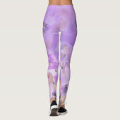 *~* Soft Floral Feminine Waterverf Ombre Leggings (Achterkant)