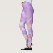*~* Soft Floral Feminine Waterverf Ombre Leggings (Links)