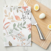 Soft Floral Kitchen Towel Theedoek (Quarter Fold)