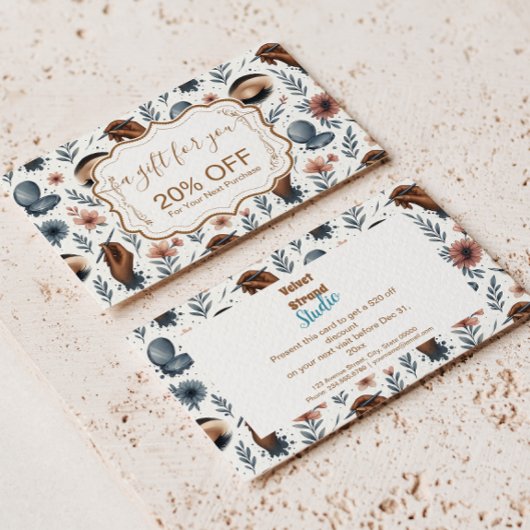 Soft Floral Lash Artist Beauty Studio Kortingskaartje