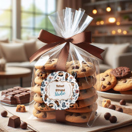 Soft Floral Lash Artist Beauty Studio Ronde Sticker