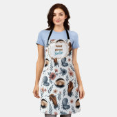 Soft Floral Lash Artist Beauty Studio Schort (Gedragen)