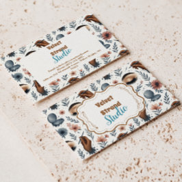 Soft Floral Lash Artist Beauty Studio Visitekaartje