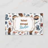 Soft Floral Lash Artist Beauty Studio Visitekaartje (Voorkant)